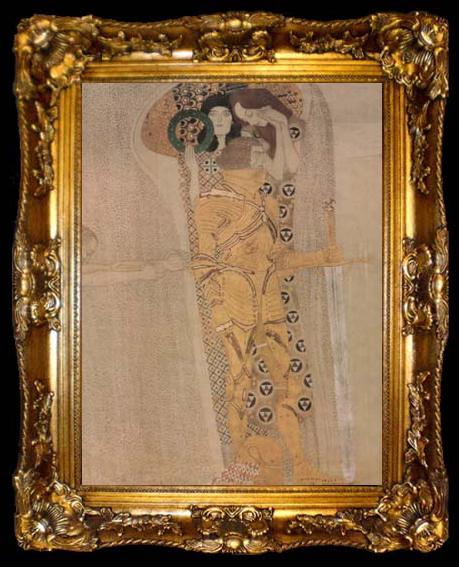 framed  Gustav Klimt THe Beethoven Frieze ( mk20), ta009-2